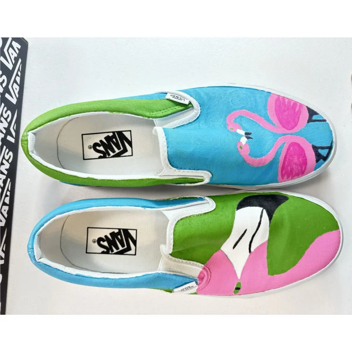 Vans shoes - VANS Classic - Classic - Pink, Blue, Green, White 20