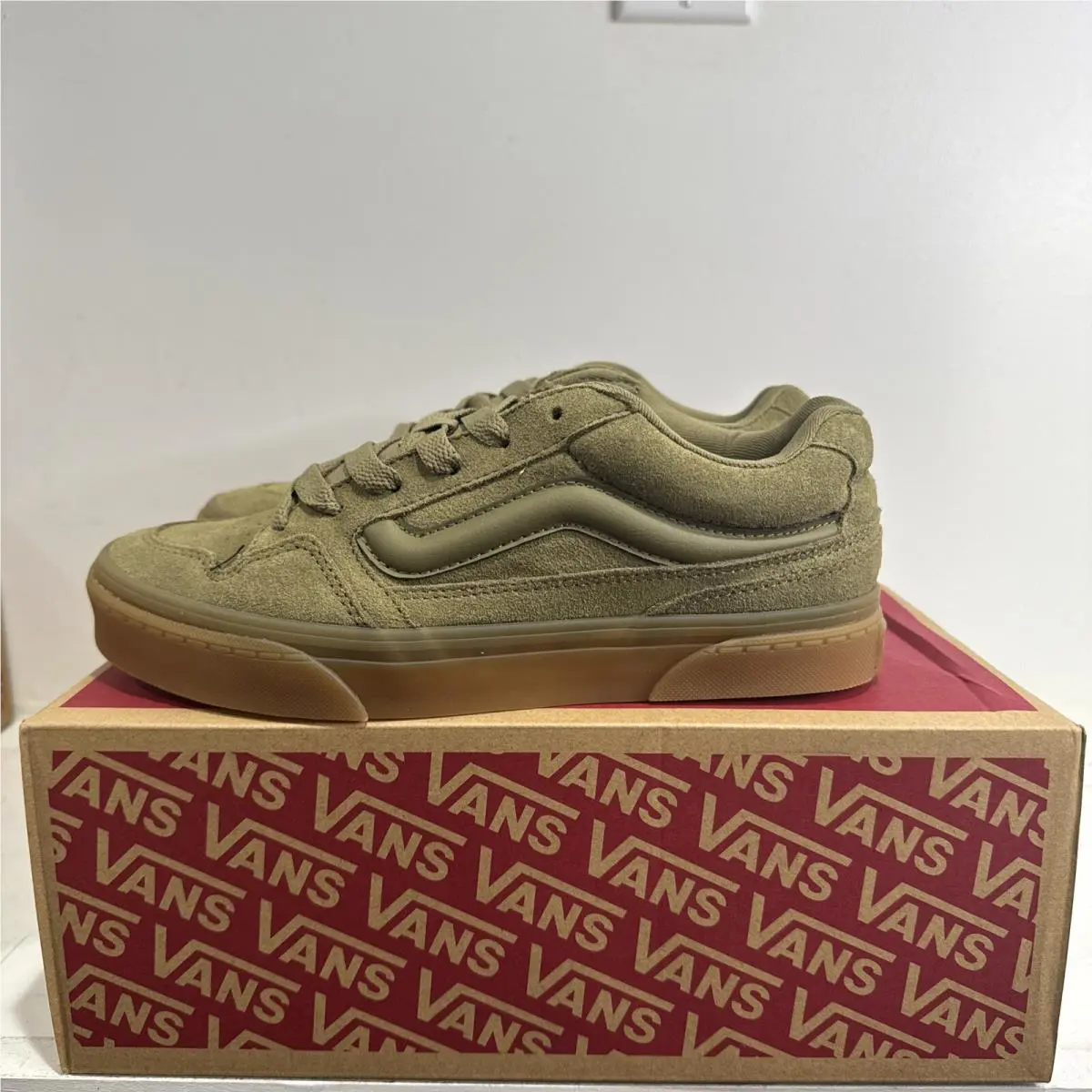 Vans shoes - Vans Caldrone - Caldrone - Translucent Gum Gothic Olive 3