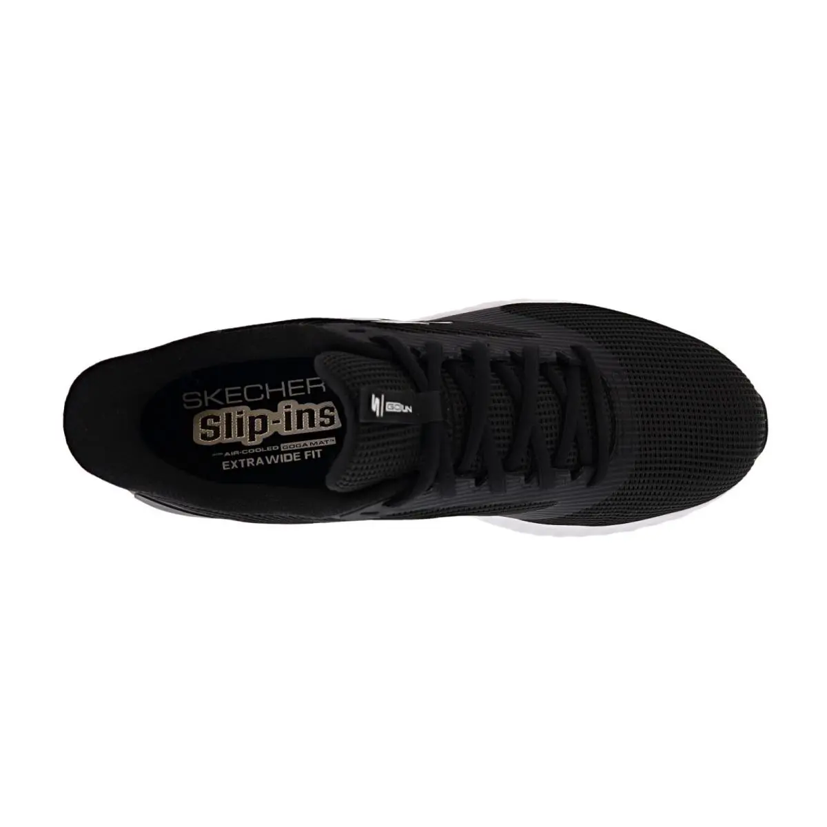 Skechers shoes - Hands Free Slip-ins: GO RUN Now – Stover - 220381WW BKW - BLACK / WHITE 4