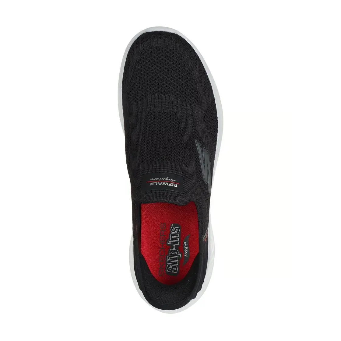 Skechers shoes - GO WALK Anywhere - The Tourist - 216301 BKW - Black/White 2