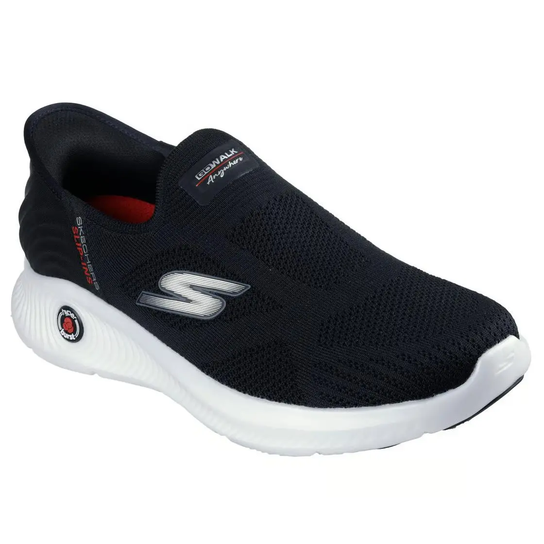 Skechers shoes - GO WALK Anywhere - The Tourist - 216301 BKW - Black/White 4