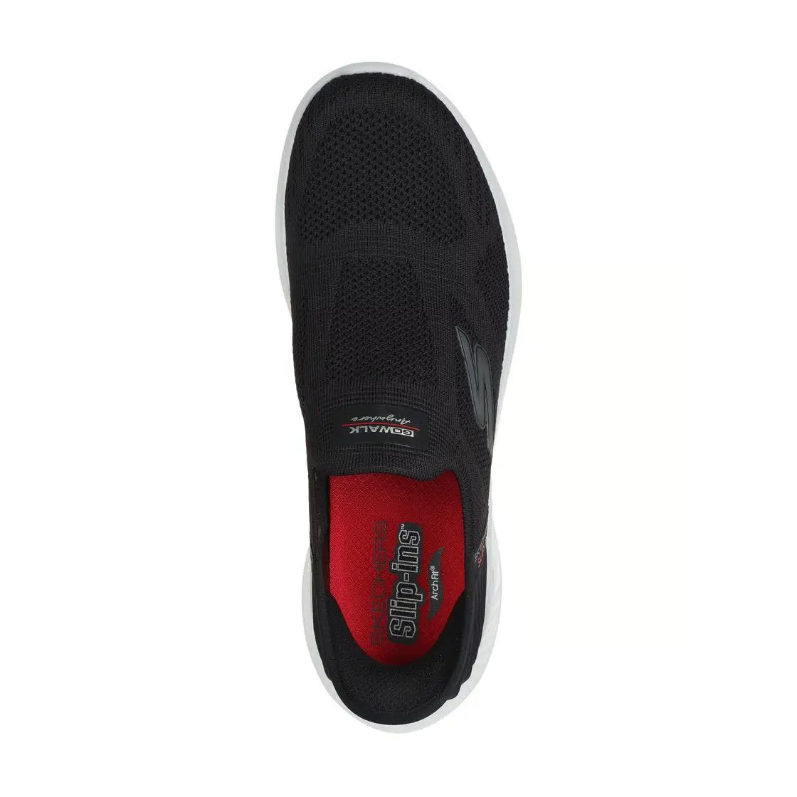 Skechers shoes - GO WALK Anywhere - The Tourist - 216301 BKW - Black/White 7