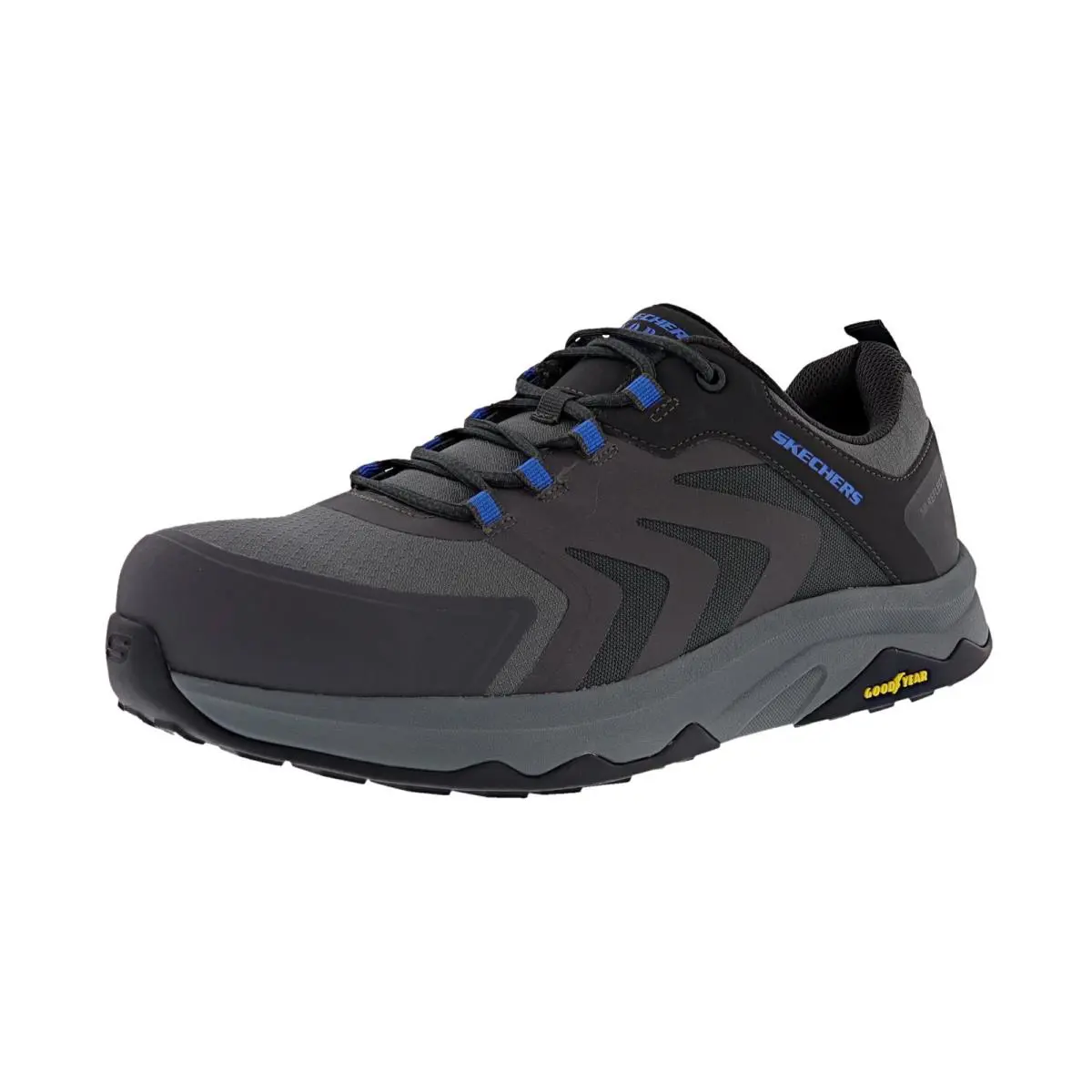Skechers Men`s Work:speed-flex Trekker 200255W/CHAR Wide Width Industrial Shoes - CHARCOAL