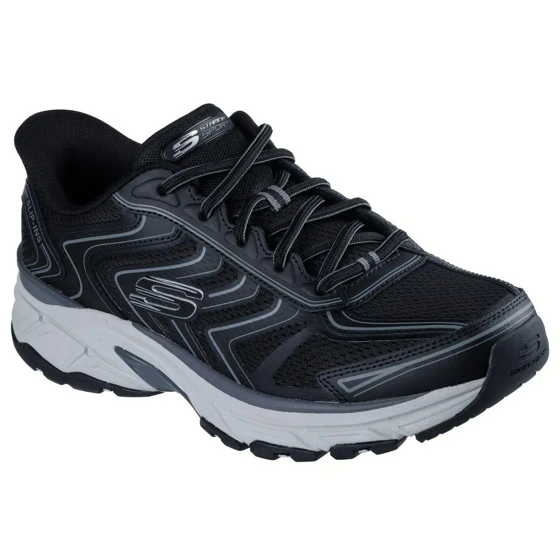 Skechers shoes - Skechers Slip-ins Stamina Sport - Stamina Sport - 233150 BKCC - Black /Charcoal 4