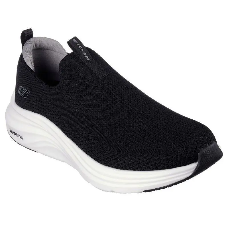 Wide Fit Man Skechers Vapor Foam Covert Sneaker Shoe 232629 Black/gray - Black