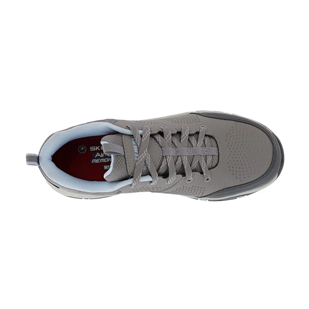 Skechers shoes - Work: Trego - Astallet CT - GRAY / AQUA 4