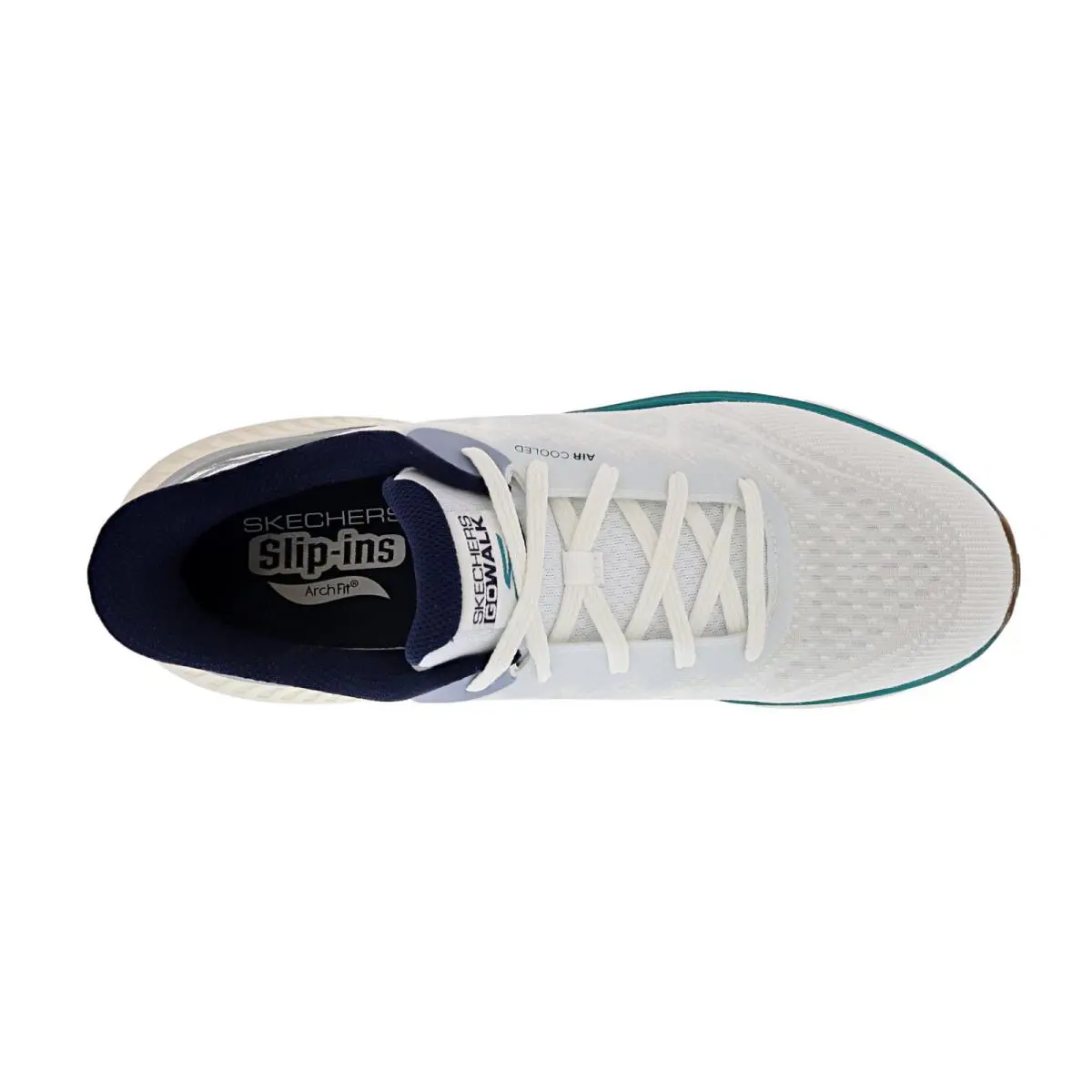 Skechers shoes - Go Walk Max Cushioning Arch Fit- Jesper - 216352 WMLT - WHITE / MULTI 4