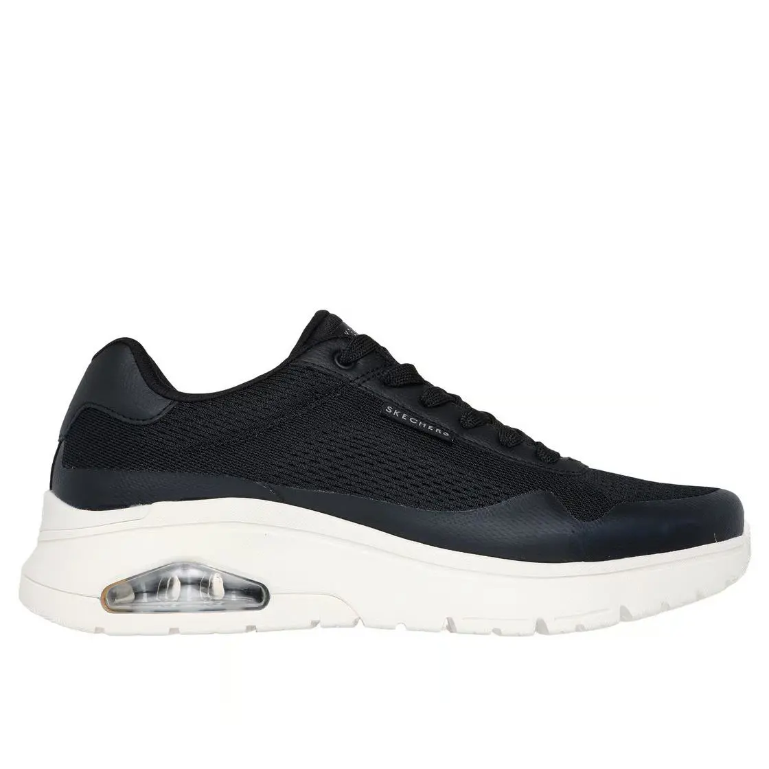Skechers shoes - Uno Flex - Spring On Air - 183310 BLK - Black/White 0