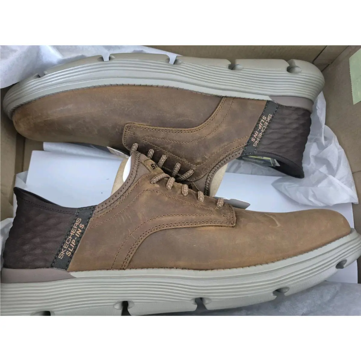 Skechers shoes - Garza-Gervin - 205046 - Brown 9