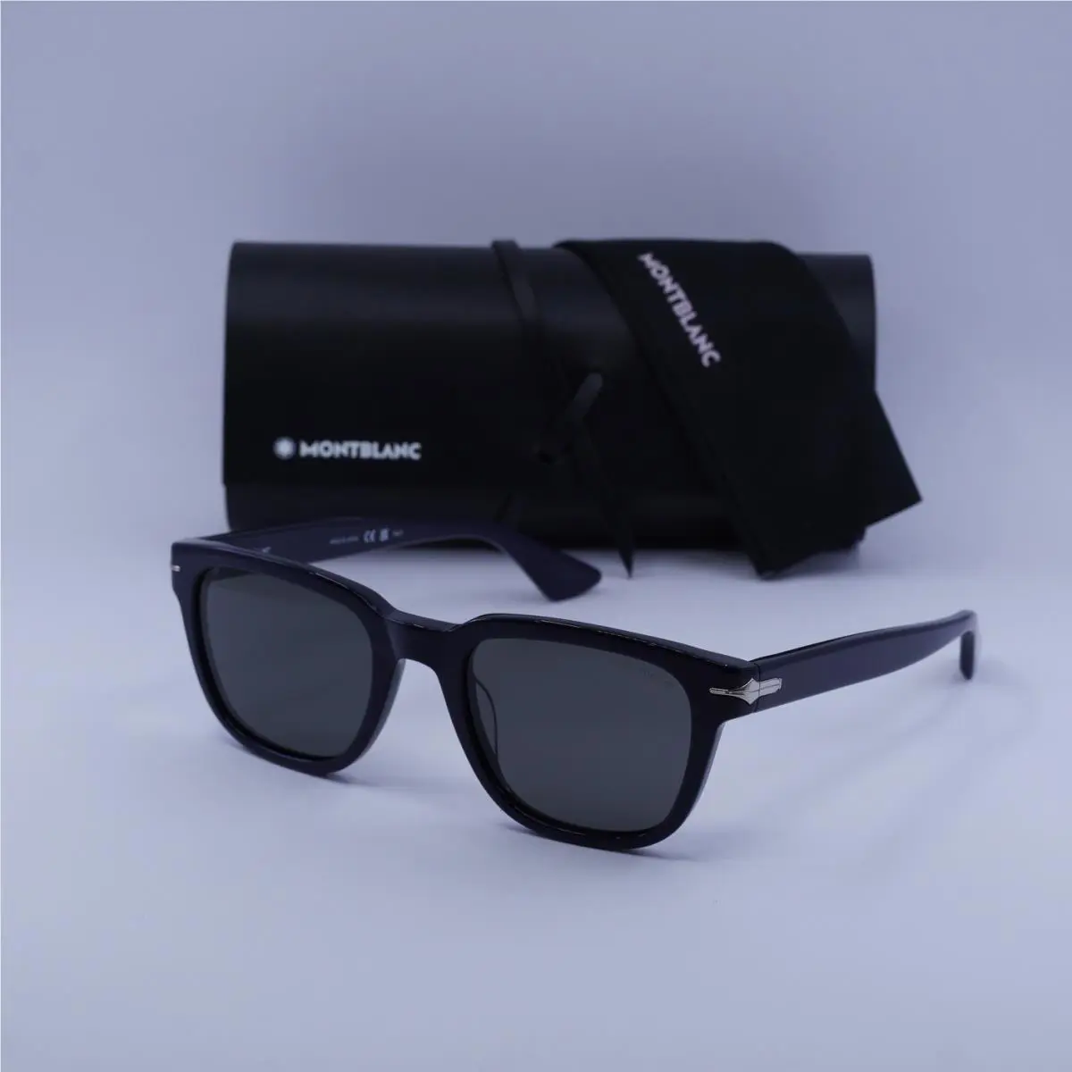 Montblanc MB0302S 004 Blue/grey 51-21-150 Sunglasses