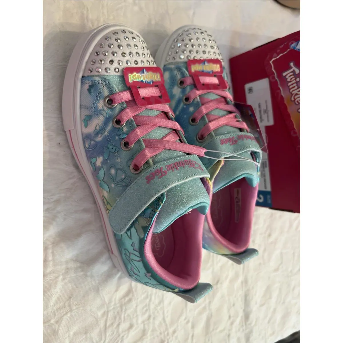 Skechers shoes - TWINKLE TOES LIGHT UP - TWINKLE TOES LIGHT - Turquoise Multi 1