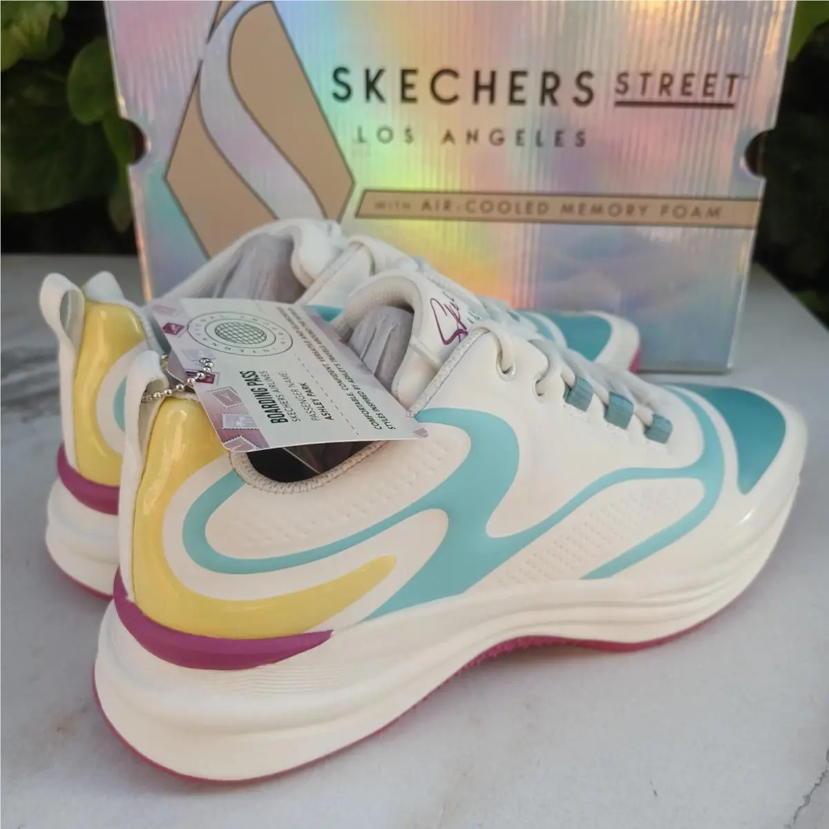 Skechers shoes - Point It - Point - White 5