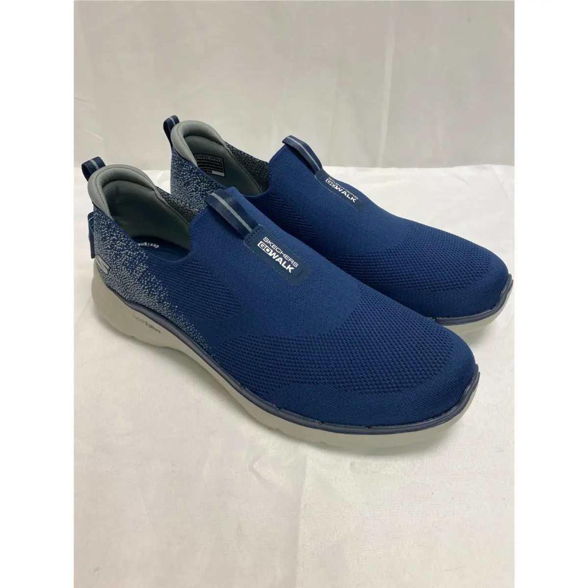 Skechers Go Walk Air Cooled Goga Mat Womens Blue Slip On Athletic Sneakers Sz 14