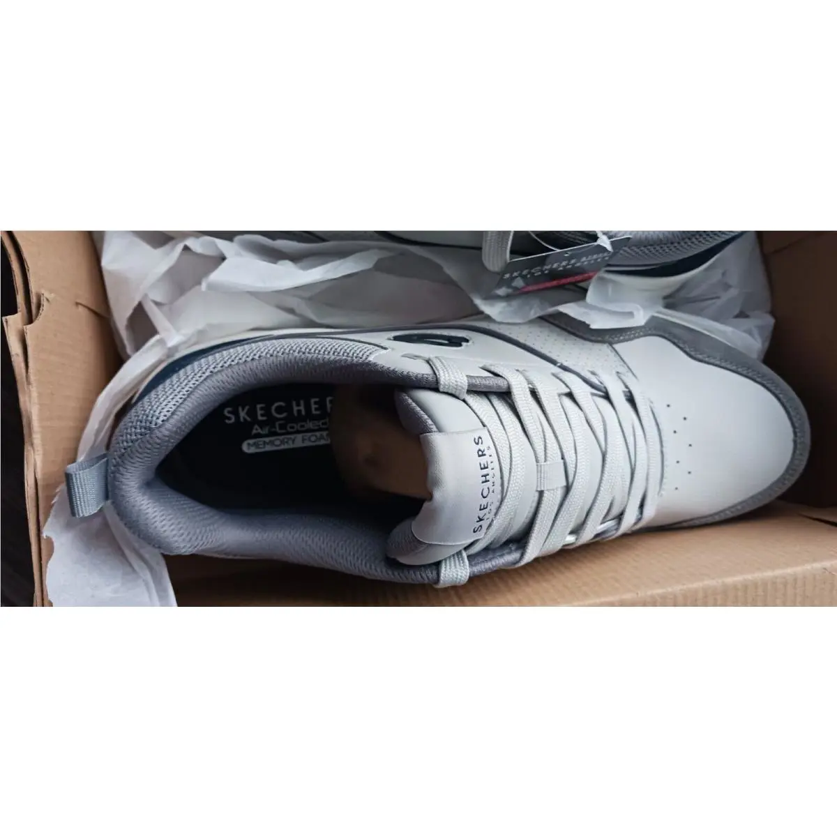 Skechers shoes - skechers uno retro one - uno retro one - 183020 - Gray 0