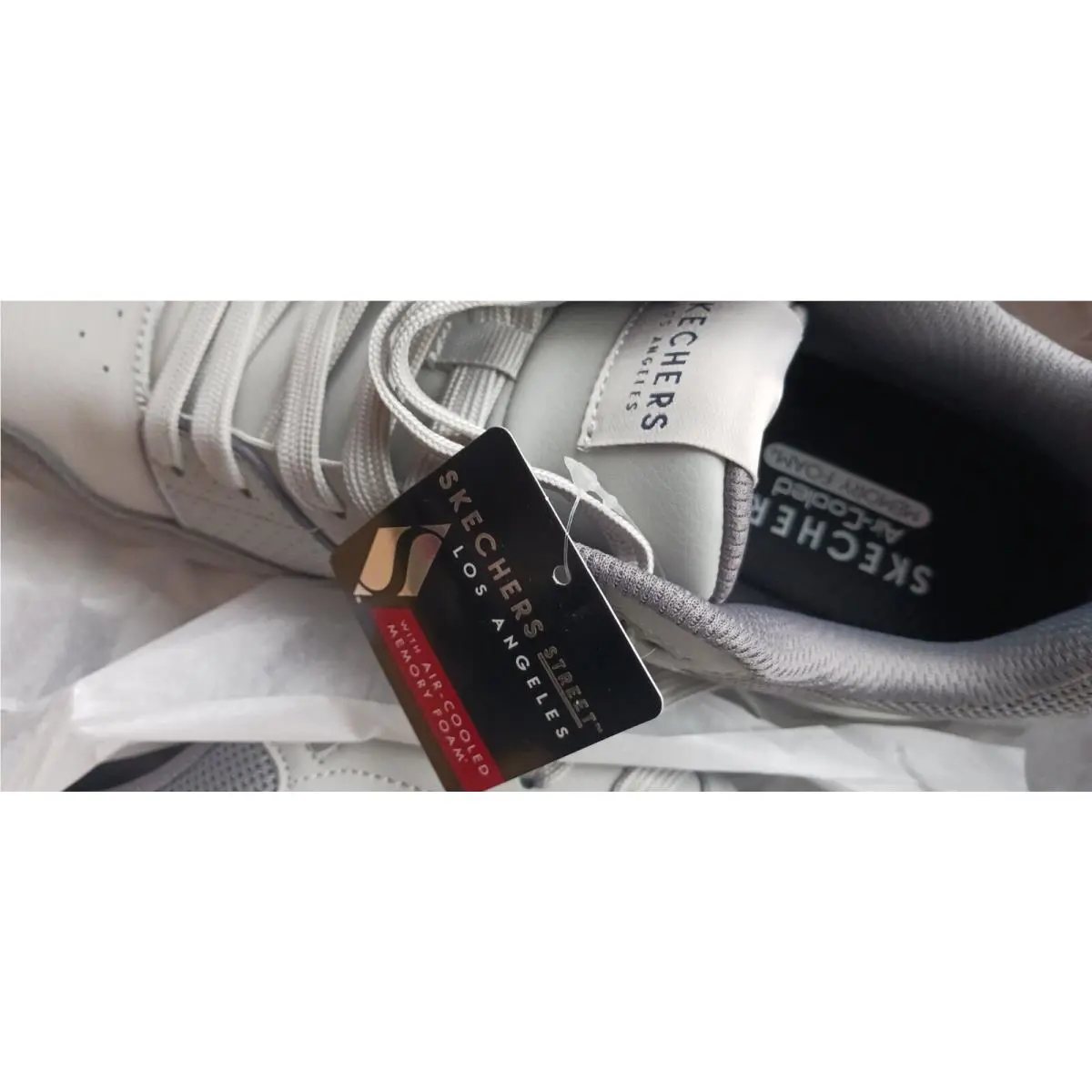 Skechers shoes - skechers uno retro one - uno retro one - 183020 - Gray 2