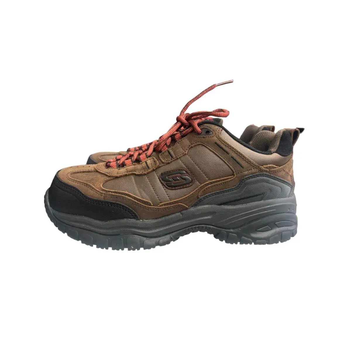 Skechers Work Soft Stride Constructor II Metal Toe Boot Dark Brown 7 M - Chocolate
