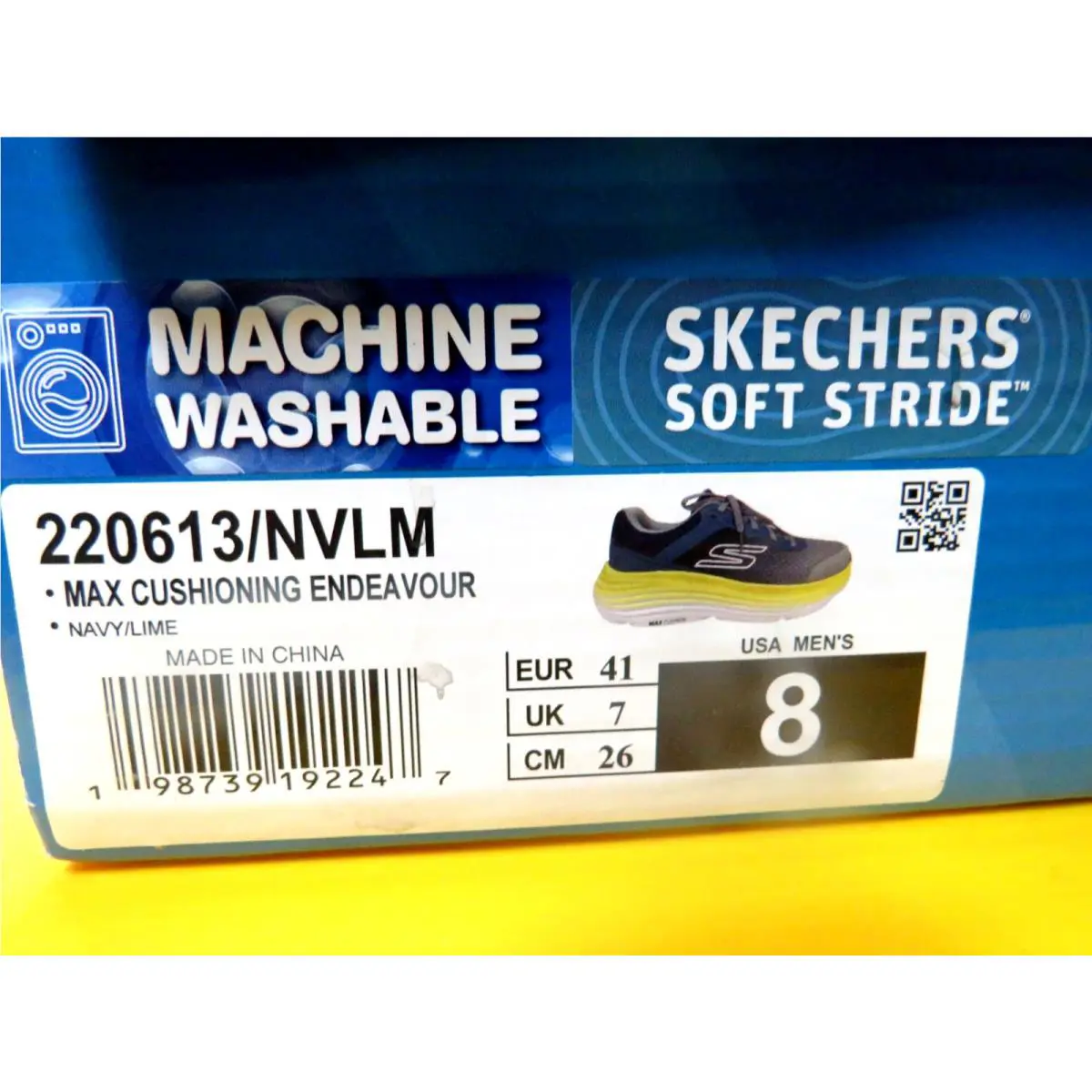 Skechers shoes - 220896 - 220896 - Navy & Lime (UPC: 198739192247) 0