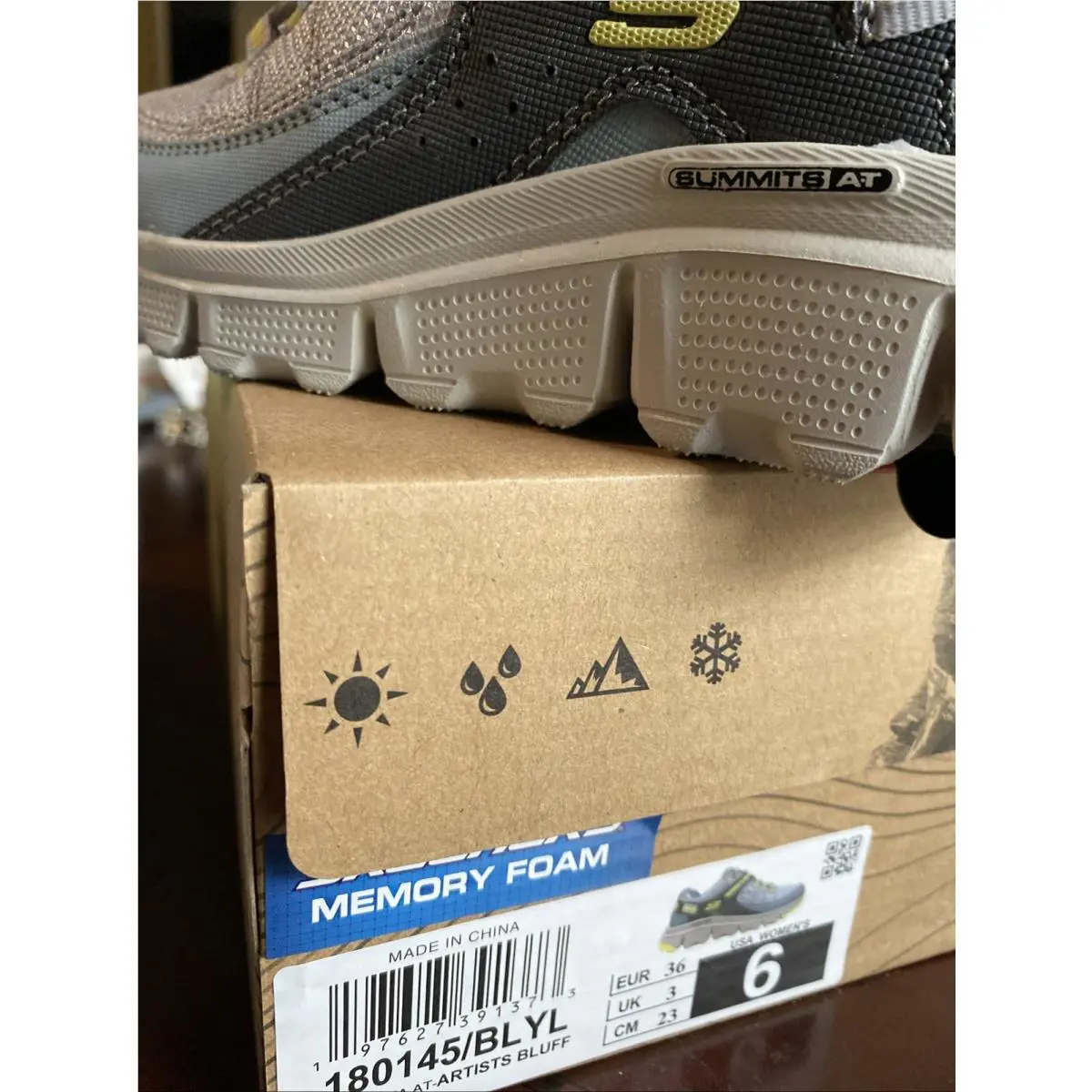 Skechers shoes - Skechers summits - summits - 180145/BLYL - Yellow 5