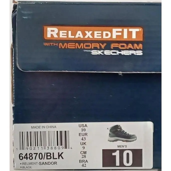 Skechers shoes - RELMENT SANDOR - RELMENT SANDOR - Black (UPC: 190211388094) 10