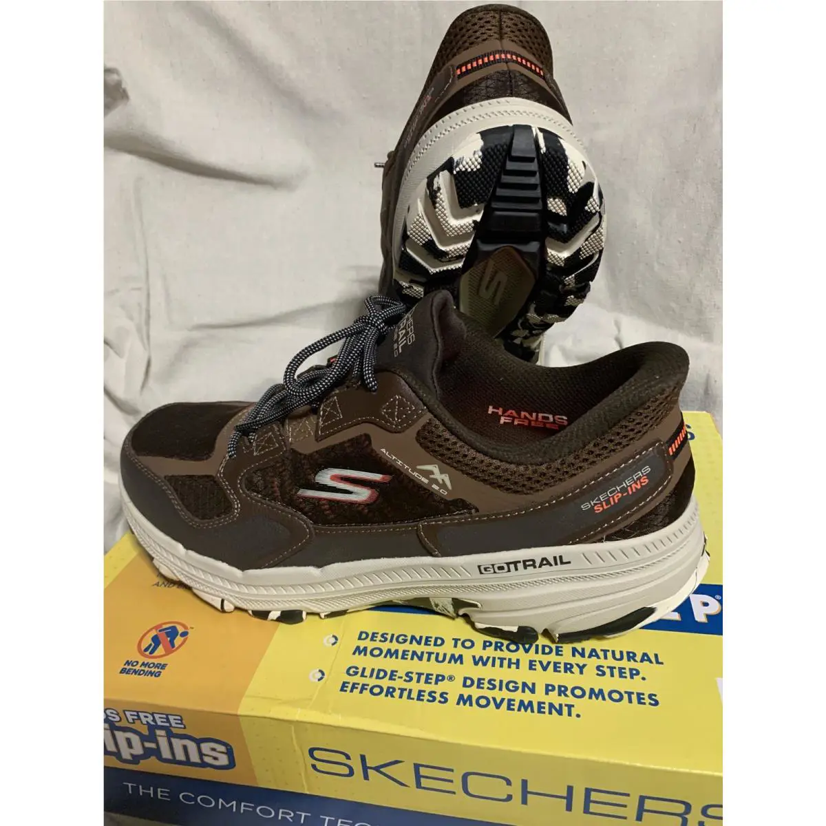 Skechers shoes - Sketchers Go-Trail Altitude 2.0 - Sketchers Altitude - Brown/orange 4