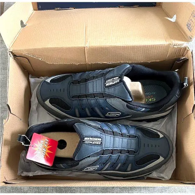 Skechers shoes - SKECHERS After Burn - After Burn - Navy/Grey 1