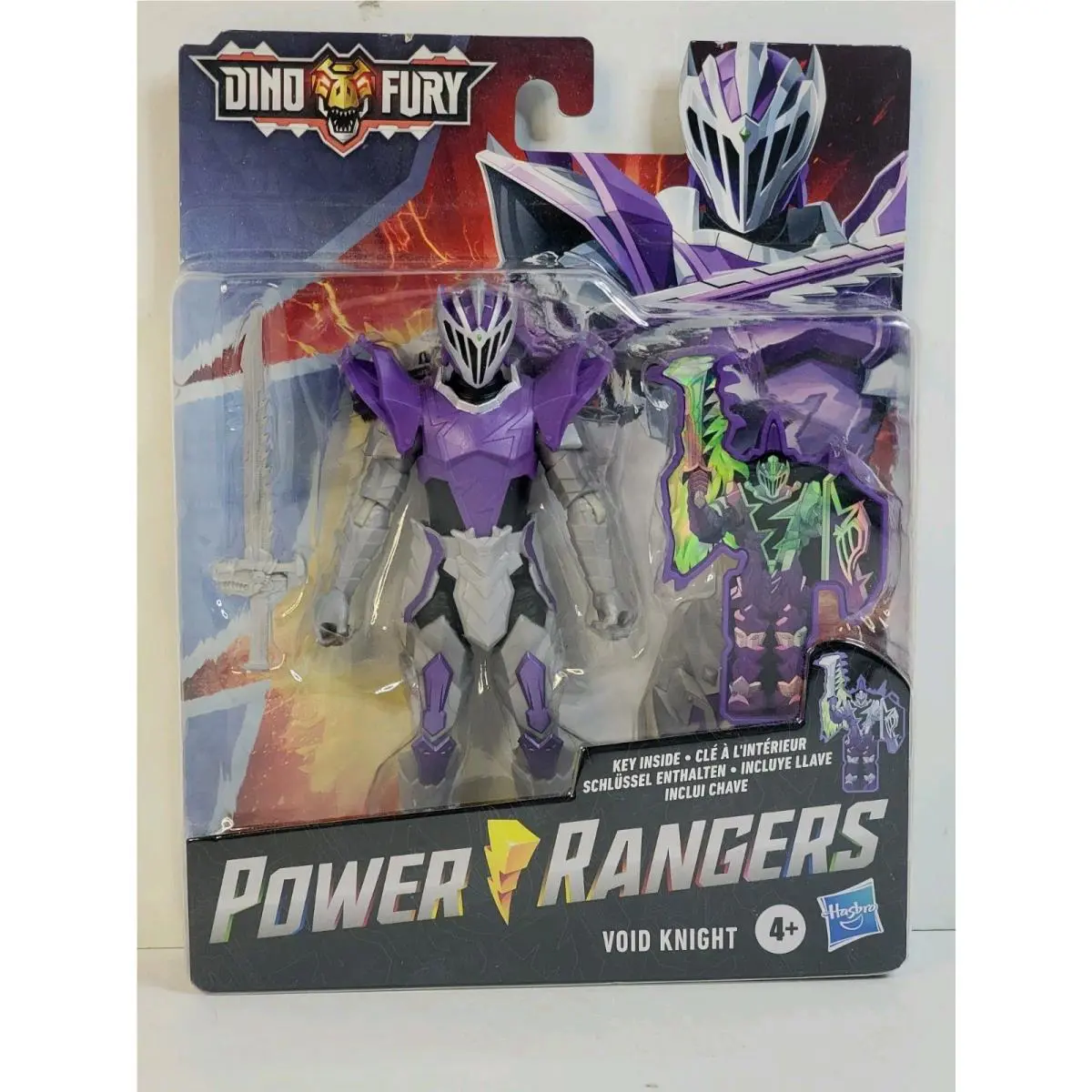 Power Rangers Dino Fury Void Knight Action Figure Hasbro - New/sealed