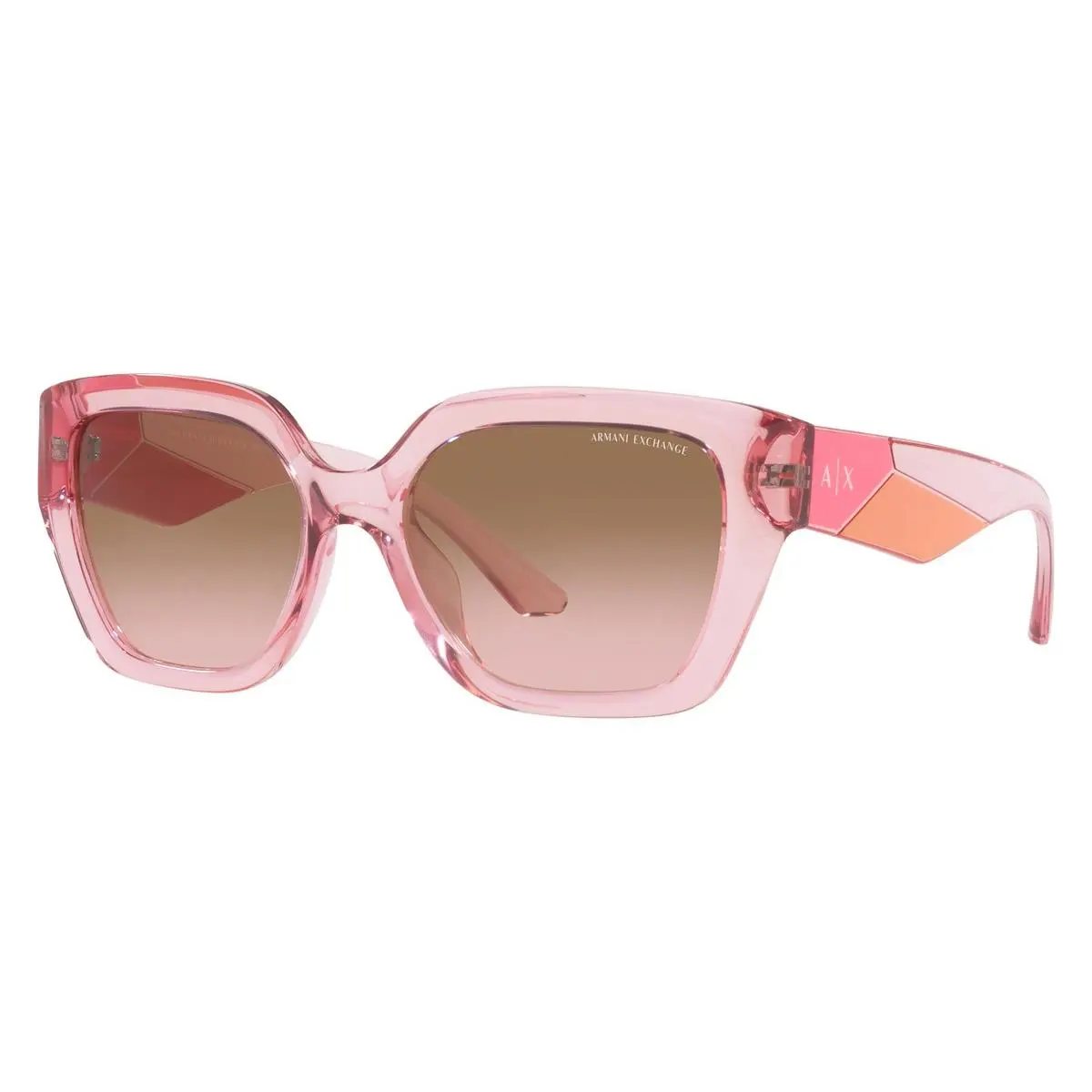 Woman Sunglasses AX4125SU 833911 54mm Pink -pink Grey Lens -new by Armani Exchange