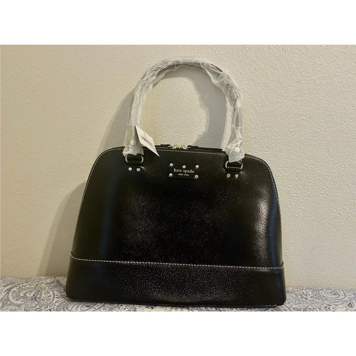Kate Spade New York Wellesley Rachelle Black Leather Handbag Shoulder Bag