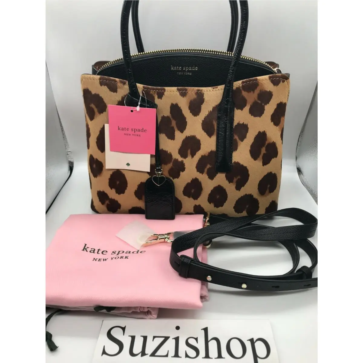 Kate Spade New York Margaux Haircalf Medium Satchel Natural Multi