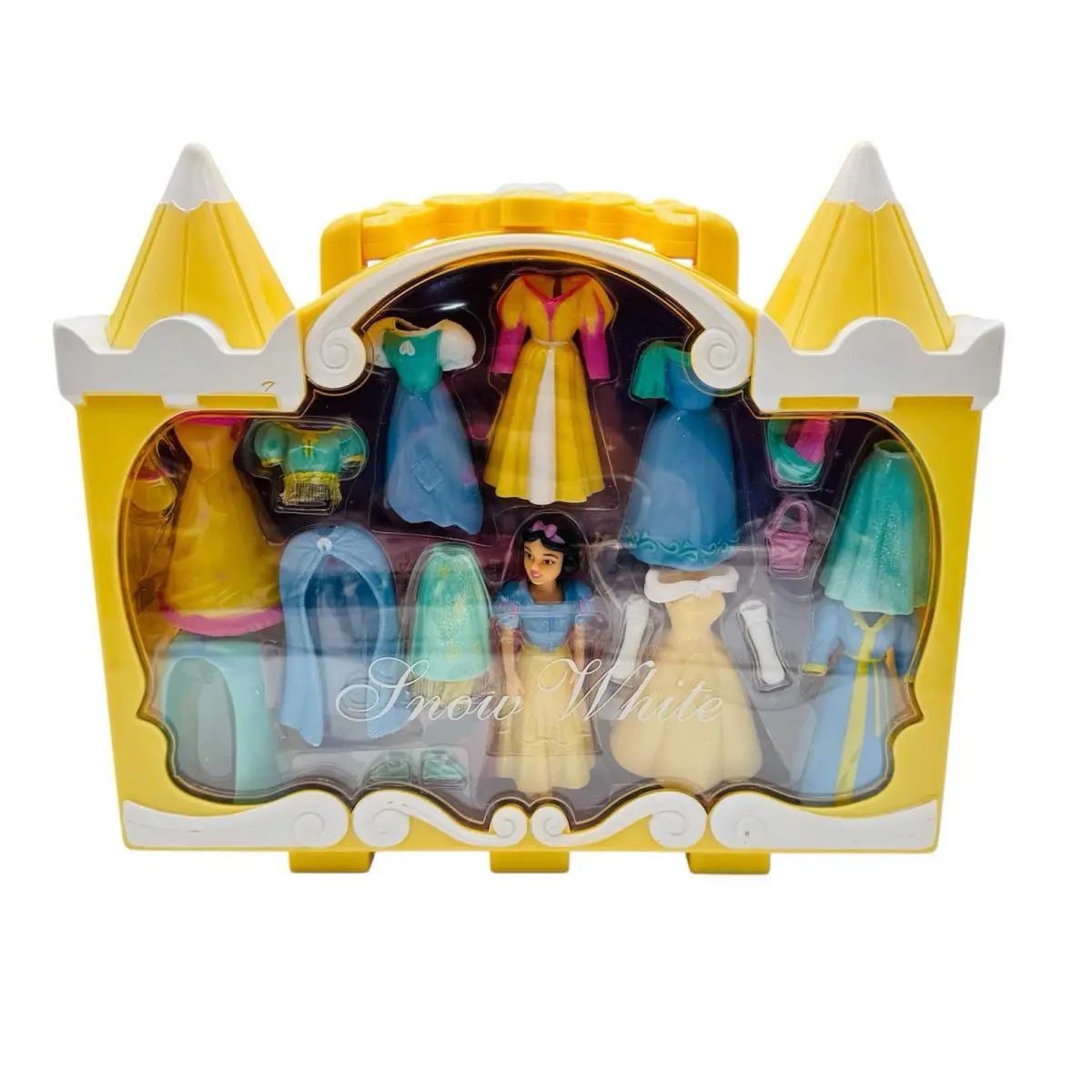 Disney Store Princess Snow White Fashion Accessory Set Castle Carry Case Vintage