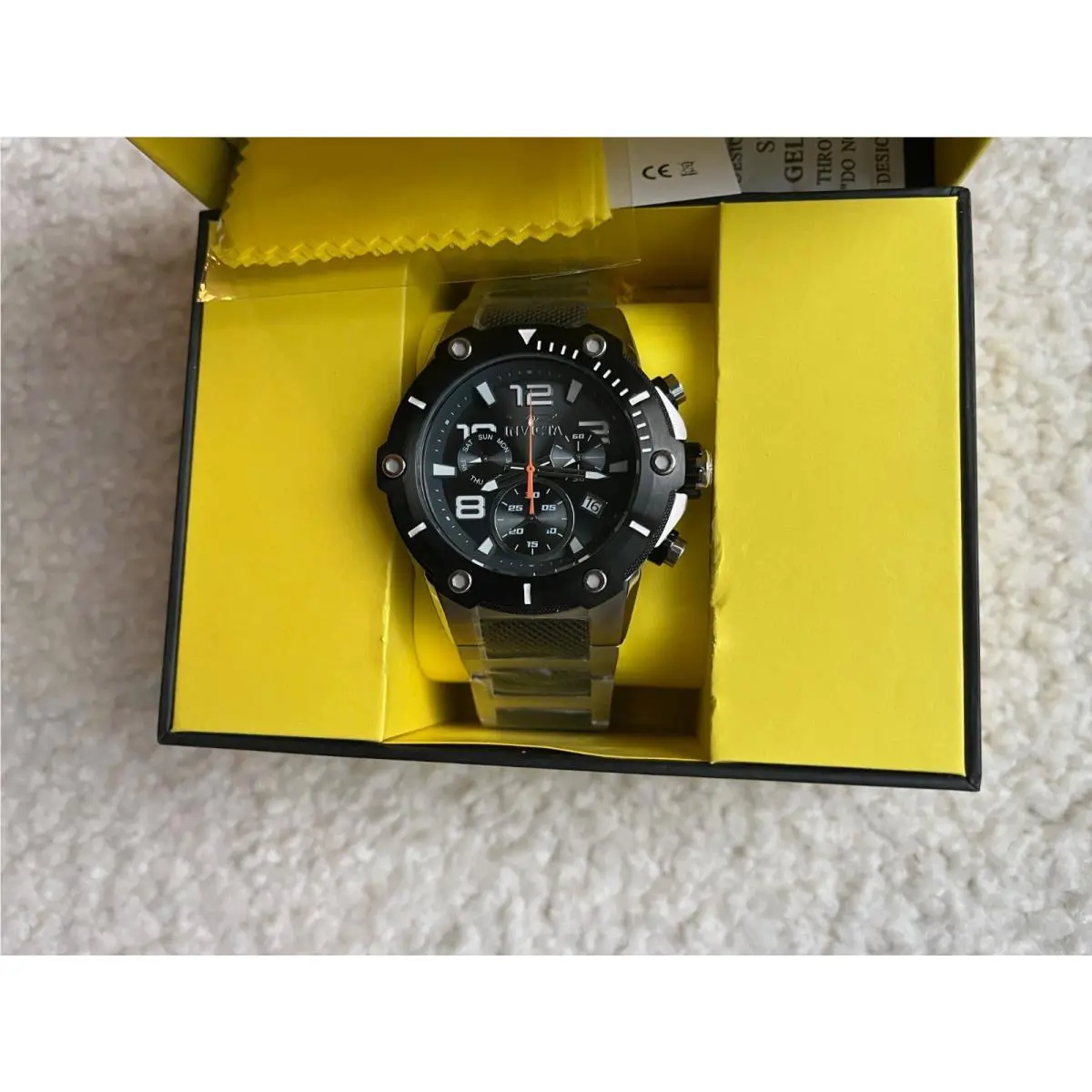 Invicta Speedway Multifunction 52mm Black Dial Men`s Watch 33283