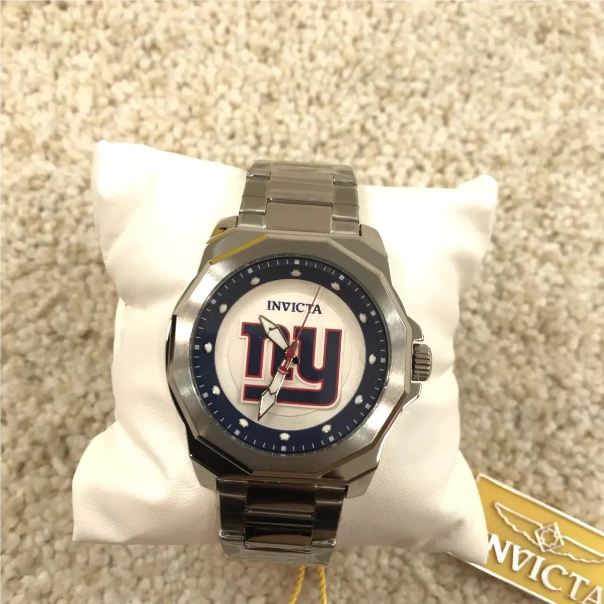 Invicta York Giants Watch 47928 Dial 42 mm Mens Steel
