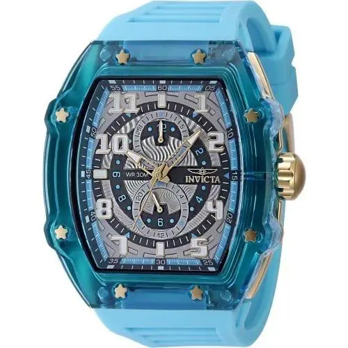 Invicta Men`s Racing 48.5mm Blue/gold Quartz Watch IN-48709