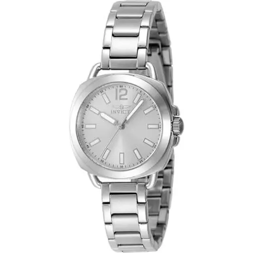 Invicta Women`s 48918 Wildflower Quartz PC21 Silver Dial Stainless Steel Watch