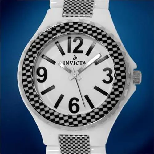 Invicta White Ceramic Men`s Watch