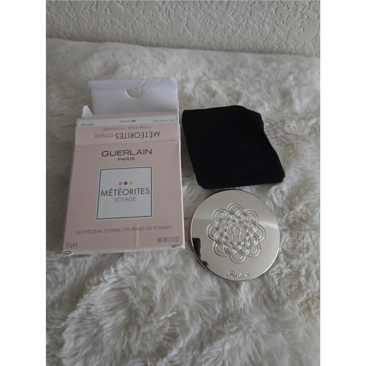 Guerlain Meteorites Voyage 01 Mythic 11g / 0.3oz Refillable Powder + Compact