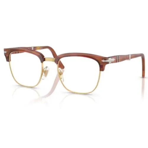 0PO3375V 96 Terra di Siena Square 50 mm Men`s Eyeglasses by Persol