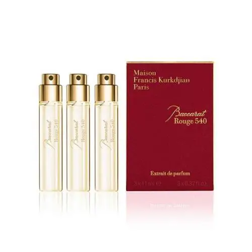 Mfk Kurkdjian Baccarat Rouge 540 Extrait de Parfum Travel Spray Refill 3 x 11ml by Maison Francis Kurkdjian