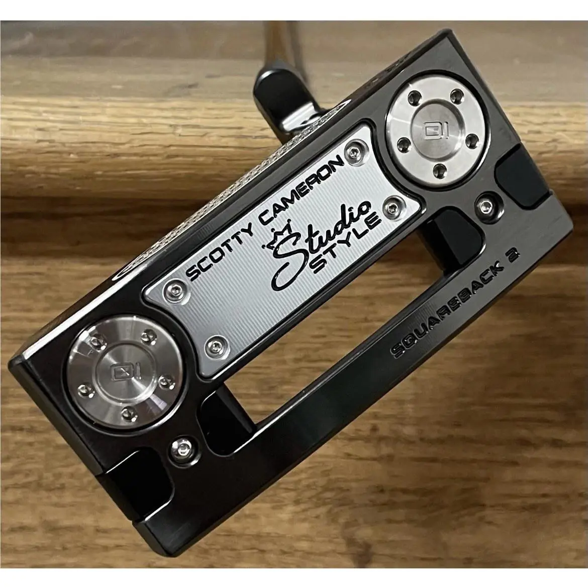 Scotty Cameron  - Studio Style Squareback 2 - 2025 - SCS - Xtreme Dark Finish - DLC - Black, Lie Angle: Black 0