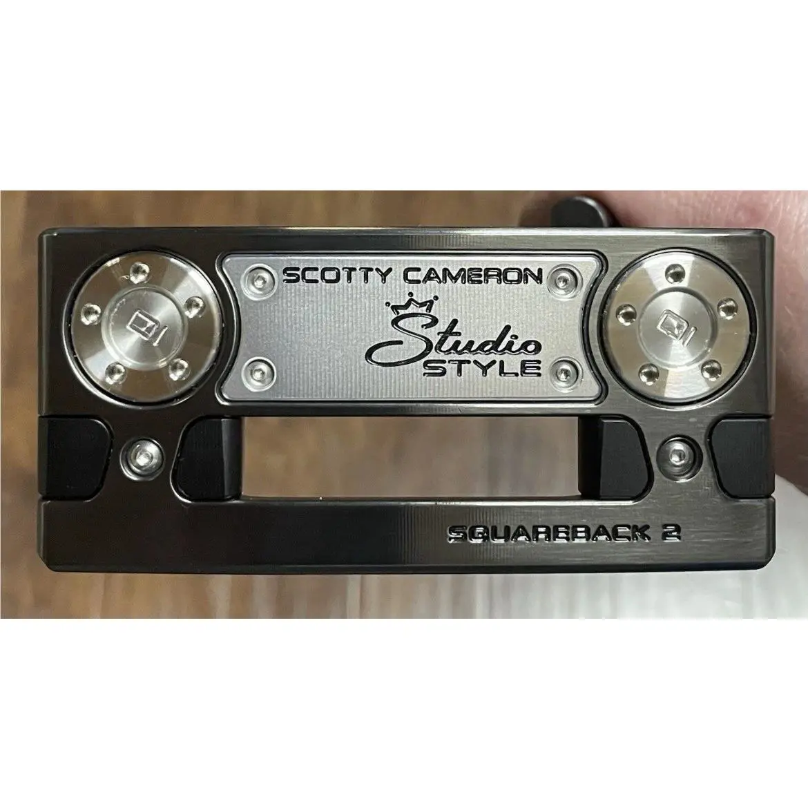 Scotty Cameron  - Studio Style Squareback 2 - 2025 - SCS - Xtreme Dark Finish - DLC - Black, Lie Angle: Black 2