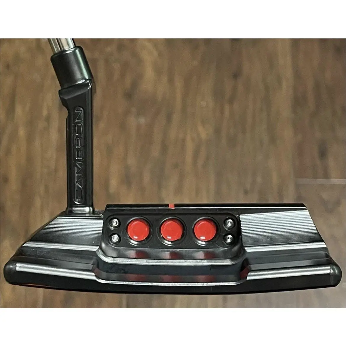 Scotty Cameron  - Studio Style Squareback 2 Long Design - SCS - Xtreme Dark - DLC - Red, Lie Angle: Black 1