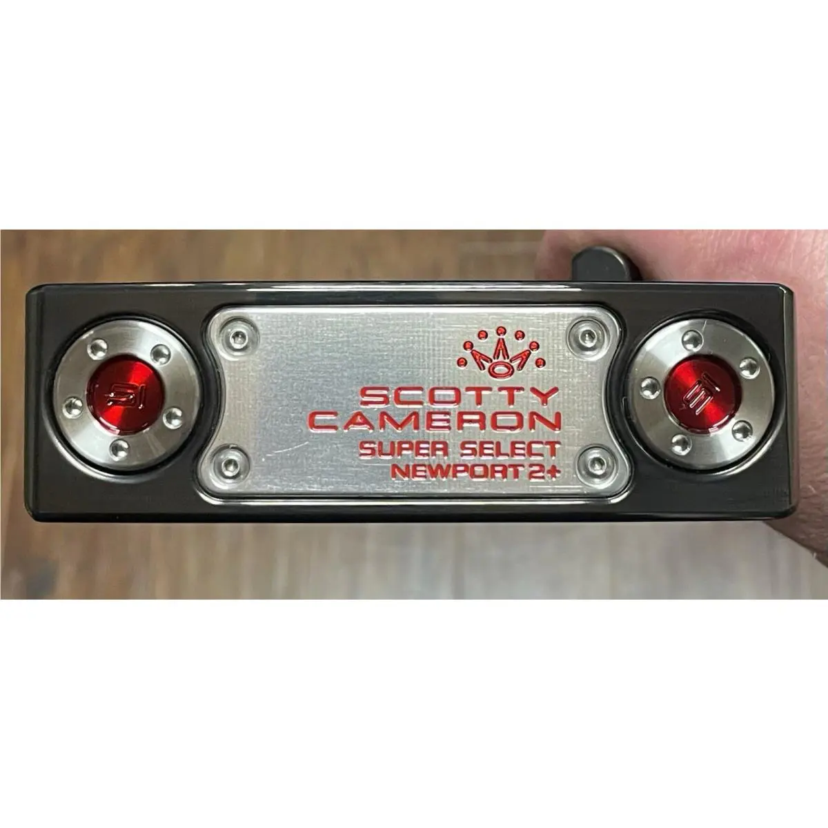 Scotty Cameron  - Super Select Newport 2 Plus - Xtreme Dark Finish - DLC - Red, Lie Angle: Black 5