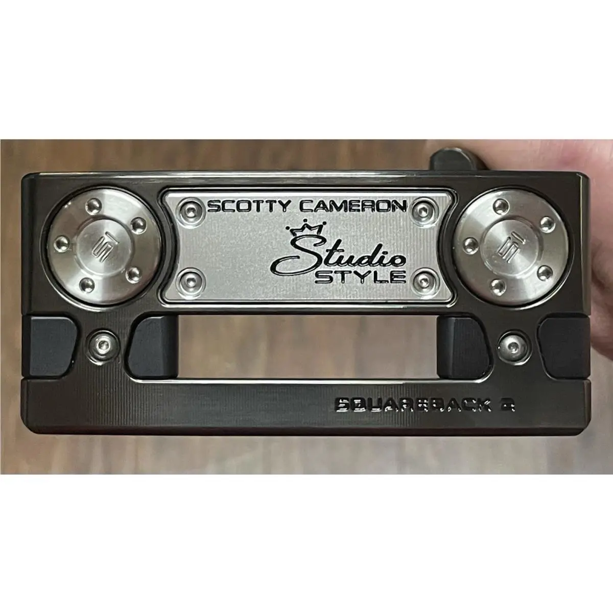 Scotty Cameron  - Studio Style Squareback 2 - 2025 - SCS - Xtreme Dark Finish - DLC - Black, Lie Angle: Black 2
