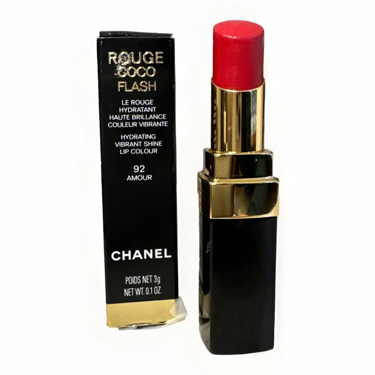 Chanel Rouge Coco Flash Hydrating Vibrant Shine Lip Color Lipstick 92