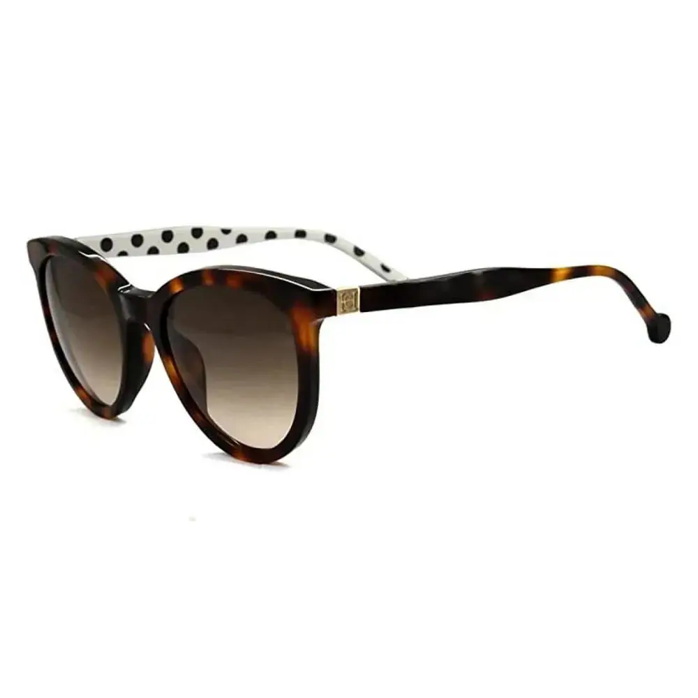 Carolina Herrera She 887 0752 Brown Sunglasses 52mm / / - Frame: Tortoise