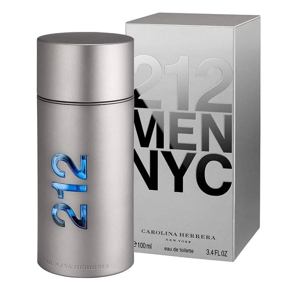 212 Men Nyc by Carolina Herrera Eau de Toilette 3.4oz Spray For Men – Box