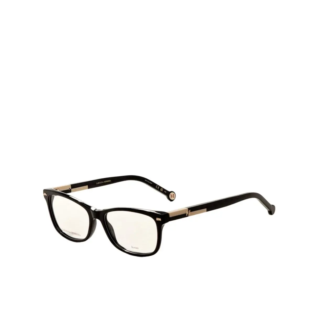 Carolina Herrera Women`s 54 mm Black Opticals HER0160-KDX-54 - Frame: Black, Lens: No Color, Other Frame: Black Nude