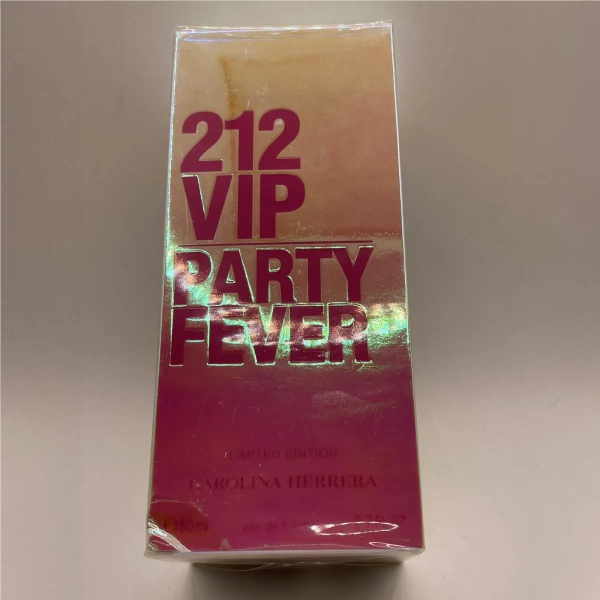 212 Vip Party Fever Limited Edition Carolina Herrera Edt 2.7 oz Box