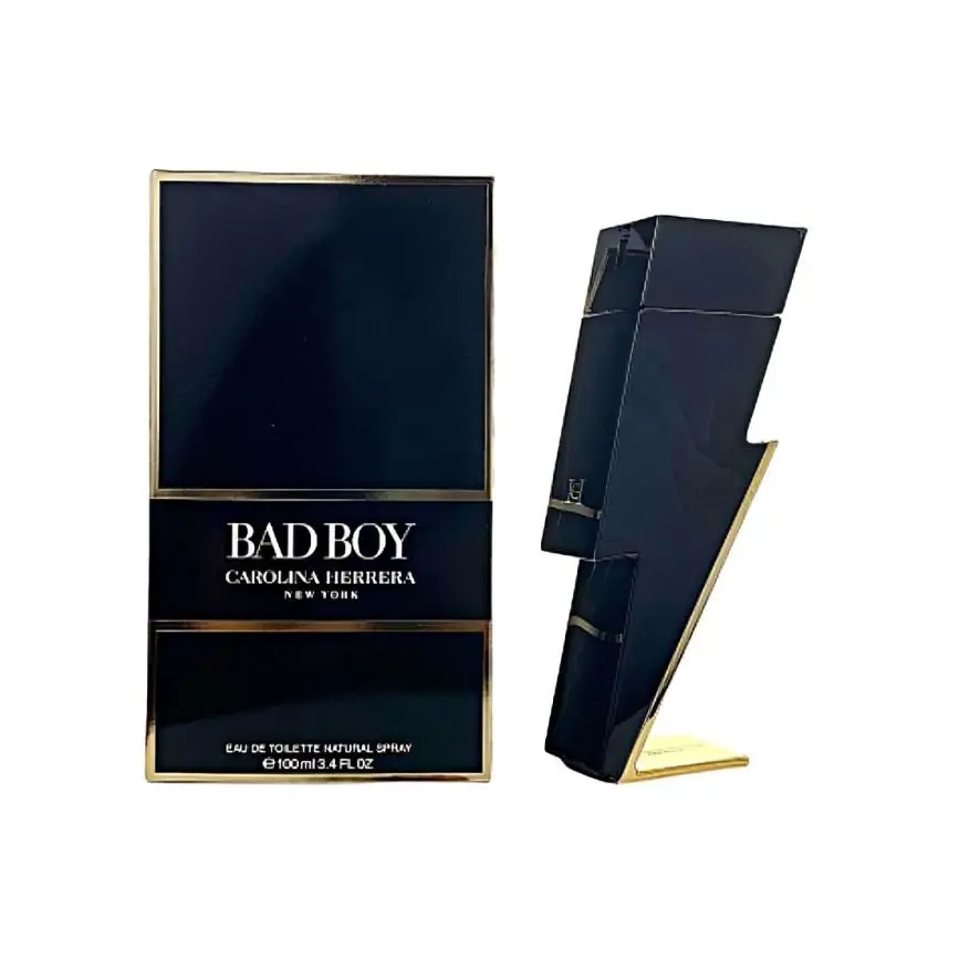 Bad Boy by Carolina Herrera For Men Eau de Toilette Spray 3.4 Oz- Box