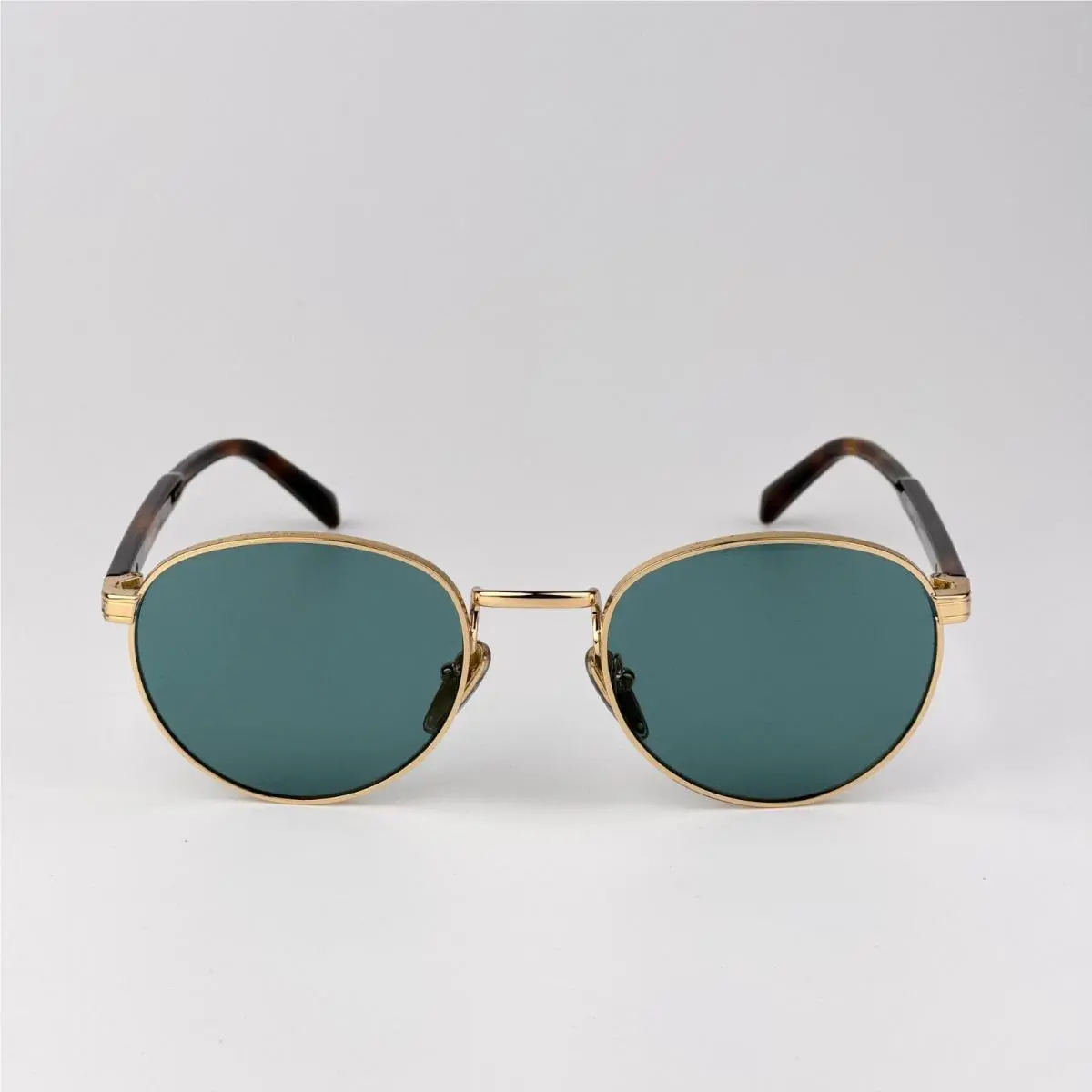 Prada Men Sunglasses Gold Lago Round PRB51S 5AK40K